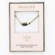 Collier pendentif prénom LOLA - 42 cm env réglable
