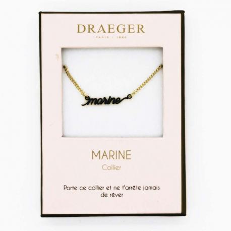 collier prenom marine collier prenom marine