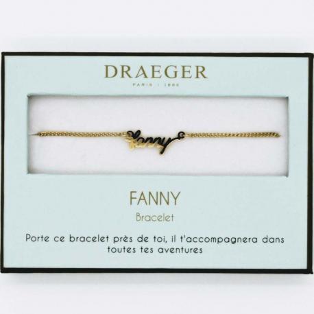 Bracelet prénom FANNY - 14 cm environ réglable