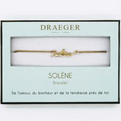 Bracelet prénom SOLENE - 14 cm environ réglable