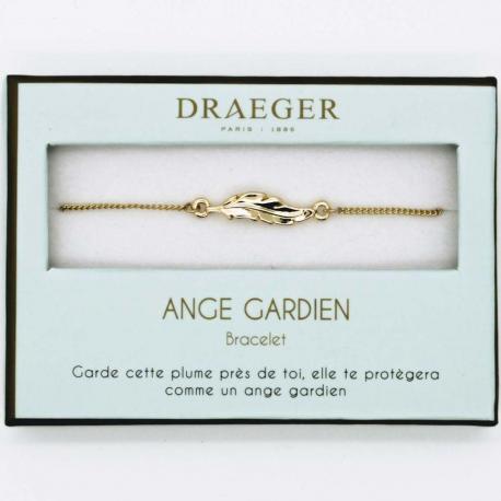 Bracelet motif PLUME - 14 cm environ réglable