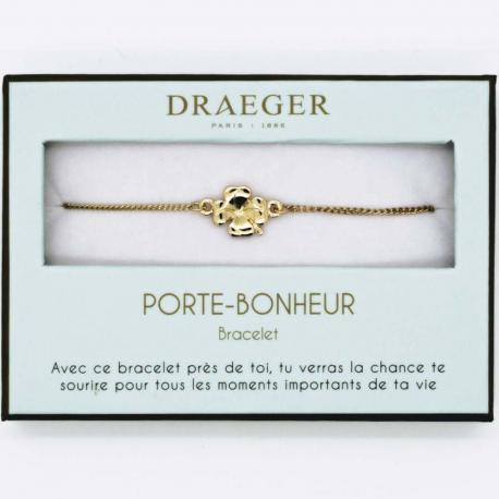 Bracelet motif TREFLE - 14 cm environ réglable