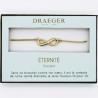 Bracelet motif INFINI - 14 cm environ réglable
