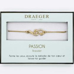 Bracelet motif NOTE MUSIQUE - 14 cm environ réglable