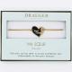 Bracelet motif COEUR SOEUR - 14 cm environ réglable