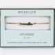 Bracelet prénom AMANDINE - 14 cm environ réglable