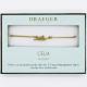 Bracelet prénom CELIA - 14 cm environ réglable