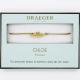Bracelet prénom CHLOE - 14 cm environ réglable