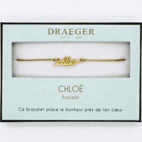 Bracelet prénom CHLOE - 14 cm environ réglable