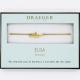 Bracelet prénom ELISA - 14 cm environ réglable
