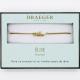 Bracelet prénom ELISE - 14 cm environ réglable