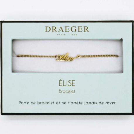 Bracelet prénom ELISE - 14 cm environ réglable