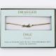 Bracelet prénom EMILIE - 14 cm environ réglable