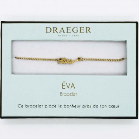 Bracelet prénom EVA - 14 cm environ réglable