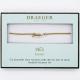 Bracelet prénom INES - 14 cm environ réglable