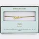 Bracelet prénom JADE - 14 cm environ réglable