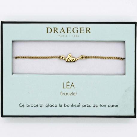 Bracelet prénom LEA - 14 cm environ réglable