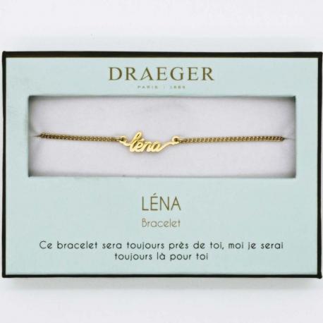 Bracelet prénom LENA - 14 cm environ réglable