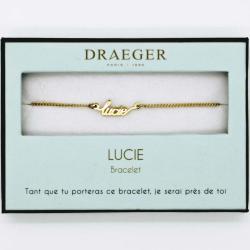 Bracelet prénom LUCIE - 14 cm environ réglable