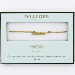 Bracelet prénom MAEVA - 14 cm environ réglable
