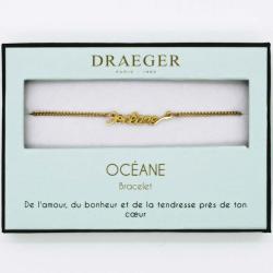 Bracelet prénom OCEANE - 14 cm environ réglable