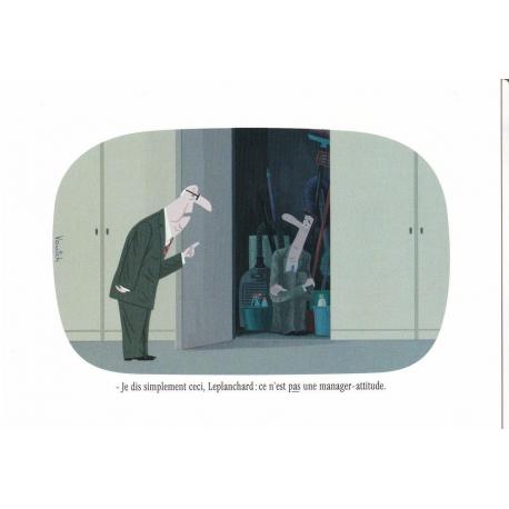 Carte humour Voutch - Une manager-attitude - V 10.5x15 cm