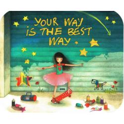 Carte Mila - Your way is the best way - 13x15.5 cm 