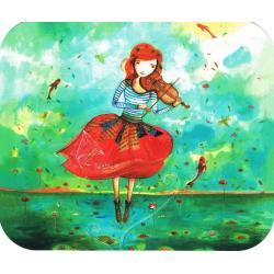 Carte Jehanne Weyman - Le violon enchanté - 13x15.5 cm 