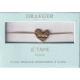 Bracelet motif COEUR JTM - 14 cm environ réglable