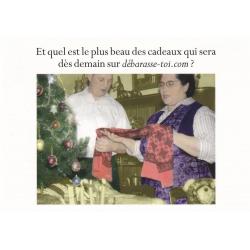 Carte humour Noël de Cath Tate - Et quel est le plus beau des cadeaux.. - 10.5x15 cm 