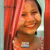 Calendrier Olivier Föllmi 2024 - Sourire - 30x30 cm - Expédition le jour même.