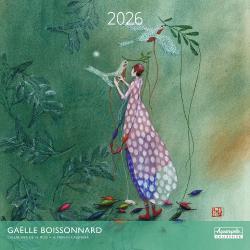Calendrier 2026 Gaëlle Boissonnard - La brodeuse - 30x30 cm