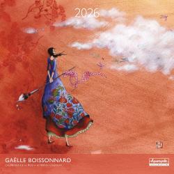 Calendrier 2026 Gaëlle Boissonnard - Femme Vie Liberté - 30x30 cm
