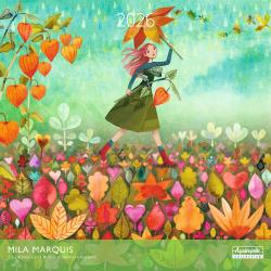 Calendrier 2026 Mila Marquis - Promenade florale - 30x30 cm