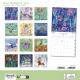 Calendrier 2026 Mila Marquis - Promenade florale - 30x30 cm