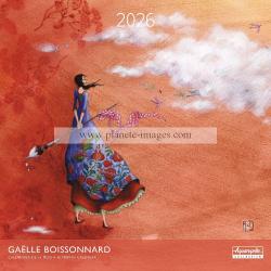 Calendrier 2026 Gaëlle Boissonnard - Femme Vie Liberté - 30x30 cm