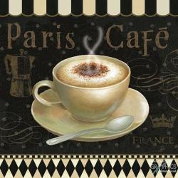 Carte Daphné Brissonnet - Café Parisien III - 14x14 cm