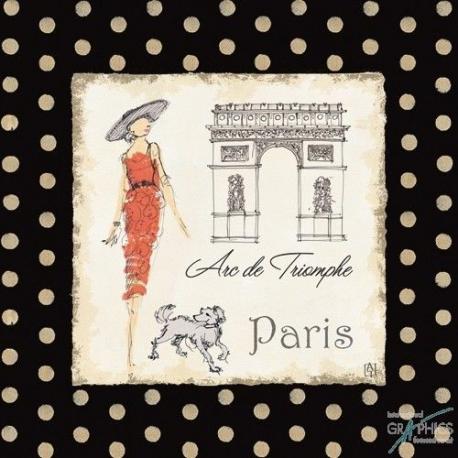 Carte Avery Tillmon - Ladies in Paris I - 14x14 cm