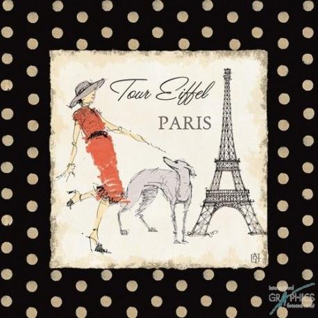 Carte Avery Tillmon - Ladies in Paris II - 14x14 cm