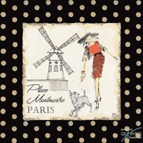 Carte Avery Tillmon - Ladies in Paris III - 14x14 cm