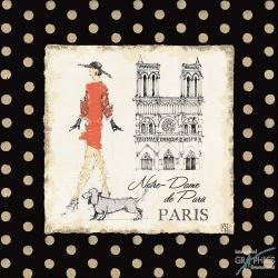 Carte Avery Tillmon - Ladies in Paris IV - 14x14 cm