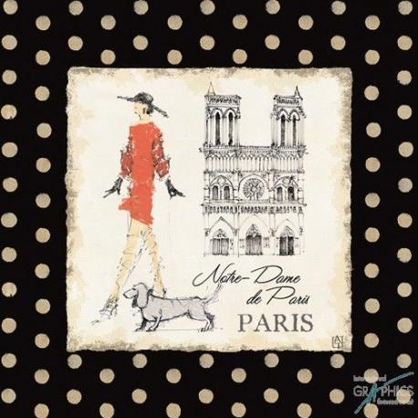 Carte Avery Tillmon - Ladies in Paris IV - 14x14 cm