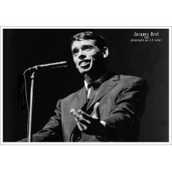 Affiche Jacques Brel - Concert - 50x70 cm