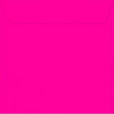 Enveloppe fuschia burano luce 14.5 x 14.5 cm