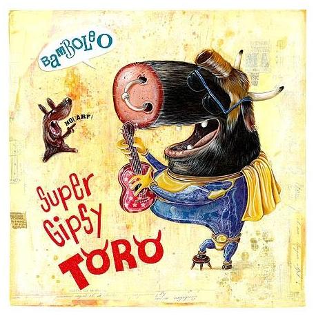 Carte Olivier Daumas - Super gipsy toro - 14x14 cm