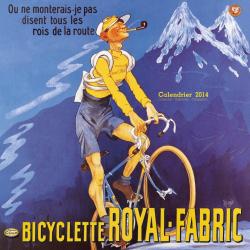 Calendrier collector Clouet 2014 "Bicyclette royal-fabric" Format 30x30 cm