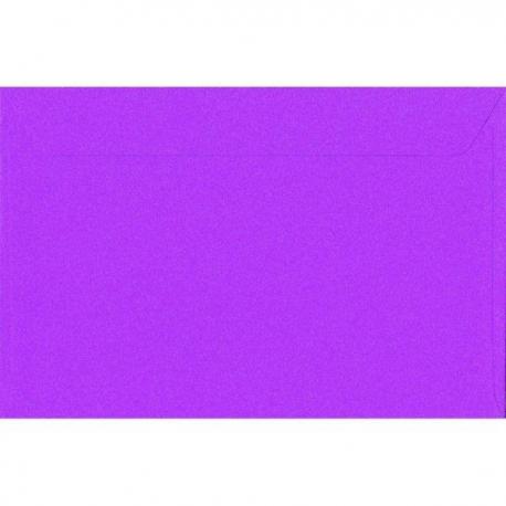 Enveloppe violet nacré 12.5 x 18.5 cm