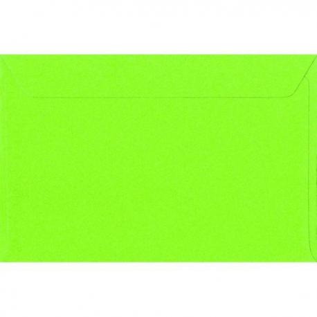 Enveloppe vert anis nacré 12.5 x 18.5 cm