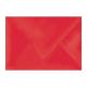 Enveloppe nacré rouge 11.4 x 16.2 cm