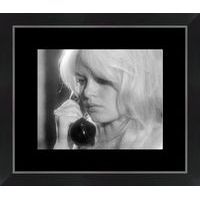 Affiche encadrée Brigitte Bardot - Vie Privée 1962 - 24x30 cm (Cadre Tucson)